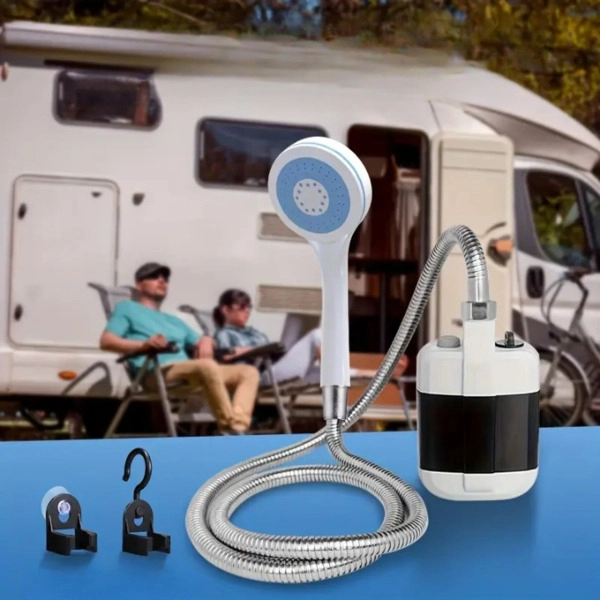 Акумулаторен Преносим Душ За Къмпинг (1.5м) - HYDROPORT®, akumulatoren prenosim dush za kamping 15m hydroport