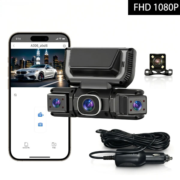 Автомобилен Видеорегистратор с 4-Канален Запис и Wi-Fi – CARVID®, avtomobilen videoregistrator s 4 kanalen zapis i wi fi carvid