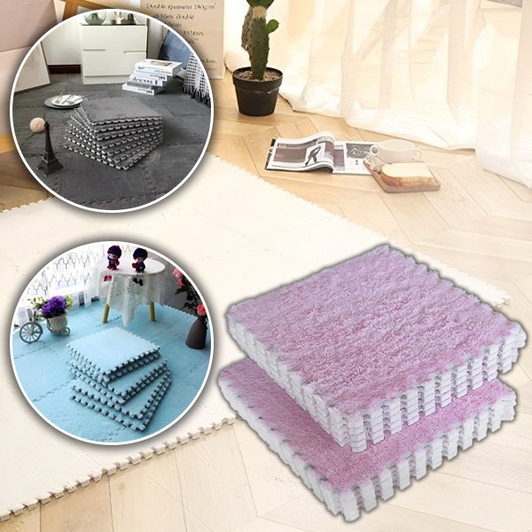 Мек Модулен Килим-Пъзел (10 Части) - FLUFFTILE®, mek modulen kilim pazel 10 chasti flufftile