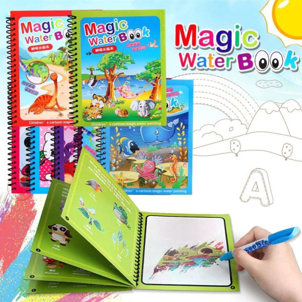 Многократна Книжка За Оцветяване с Вода – WONDERINK®, mnogokratna knijka za ocvetyavane s voda wonderink