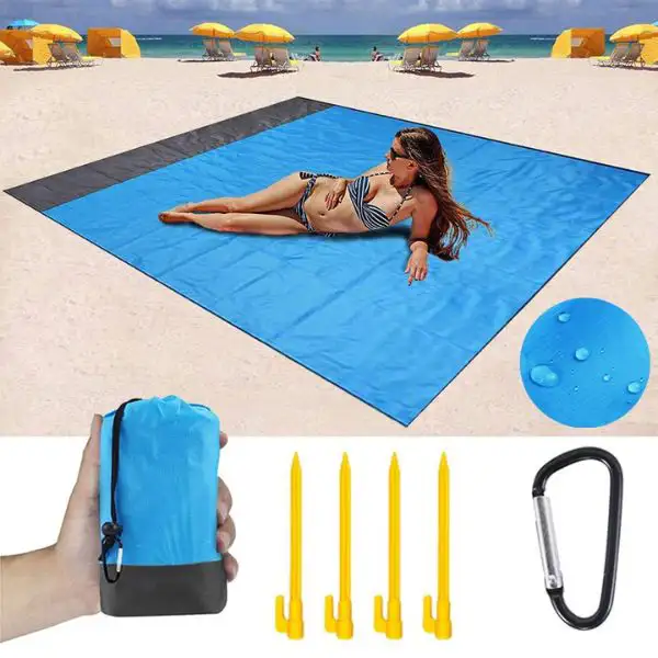 Водоустойчива кърпа за плаж и пикник Sandmat®, vodoustoichiva kurpa za plaj i piknik Sandmat