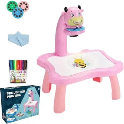 Детска Маса За Рисуване с Проектор ARTYDESK® Розов