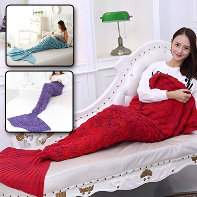 Меко Одеяло с Опашка На Русалка – MERMIDREAM®