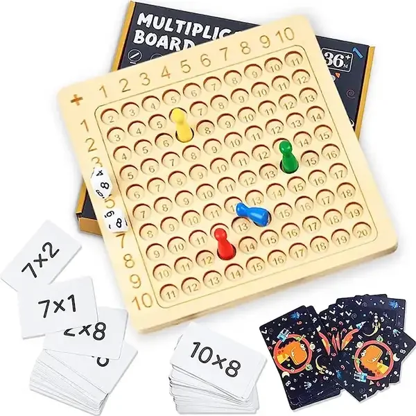 Oбразователна Настолна Игра с Умножение до 100 FunMath® | Продукти за ...