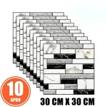 Комплект 10бр Самозалепващ се 3D Тапет - Мраморен Ефект - Marbleblocks®