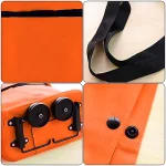 МЕГА СДЕЛКА - 82% - Сгъваема Пазарска Чанта С Колелца FOLDNCARRY®, mega sdelka 82 sgavaema pazarska chanta s kolelca foldncarry