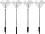 DiamondPath®: Комплект 8бр. Соларни LED Лампи Във Формата на Диамант, diamondpath komplekt 8br solarni led lampi vav formata na diamant