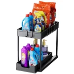 Двуетажен Изтеглящ Се Органайзер За Шкафове - SINKNOVA®, dvuetajen izteglyasch se organaizer za shkafove sinknova