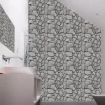 Комплект 10бр Самозалепващ се 3D Тапет - Скален Ефект Rockwrap®