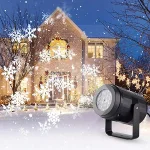 LED Прожектор Със Снежинки - WINTERGLOW®, led projektor sas snejinki winterglow