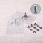 Прозрачни Самозалепващи Се Стенни Куки (10 бр.) - ADHEHOOKS®, prozrachni samozalepvaschi se stenni kuki 10 br adhehooks