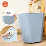 Самозалепващи Се Колелца За Мебели (12 бр.) - STICKYWHEEL®, samozalepvaschi se kolelca za mebeli 12 br stickywheel