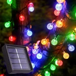 Соларна Осветителна Верига 5 метра с 20 Цветни LED светлини SOLSTICE®