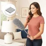 Телескопична Микрофибърна Четка За Мокро и Сухо Почистване 4в1 - DUSTWAND®, teleskopichna mikrofibarna chetka za mokro i suho pochistvane 4v1 dustwand