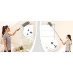 Телескопична Микрофибърна Четка За Мокро и Сухо Почистване 4в1 - DUSTWAND®, teleskopichna mikrofibarna chetka za mokro i suho pochistvane 4v1 dustwand