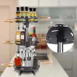 Въртящ Се На 360° Метален Органайзер За Съхранение (3 Нива) - SPINSTORE®, vartyasch se na 360 metalen organaizer za sahranenie 3 niva spinstore