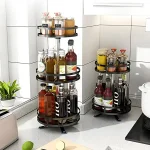 Въртящ Се На 360° Метален Органайзер За Съхранение (3 Нива) - SPINSTORE®, vartyasch se na 360 metalen organaizer za sahranenie 3 niva spinstore
