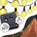 Водоустойчив Соларен LED Гирлянд - SOLARKE®, vodoustoichiv solaren led girlyand solarke